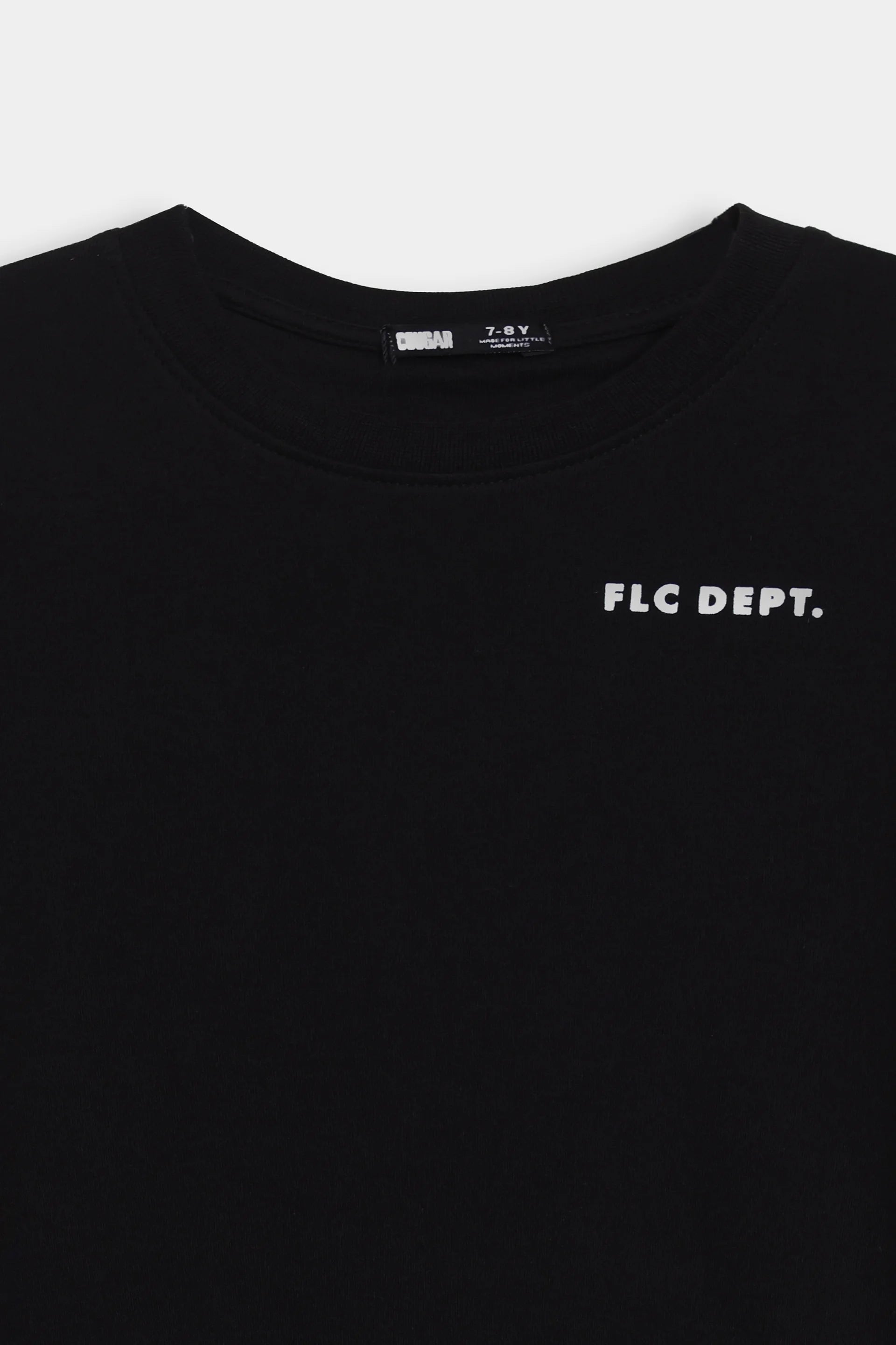 Text Print T-Shirt - Cougar Clothing