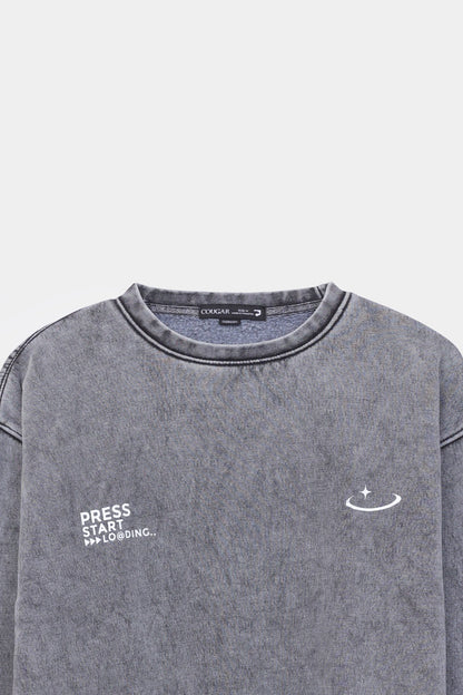 Garment-Dyed Sweatshirt - Cougar Clothing