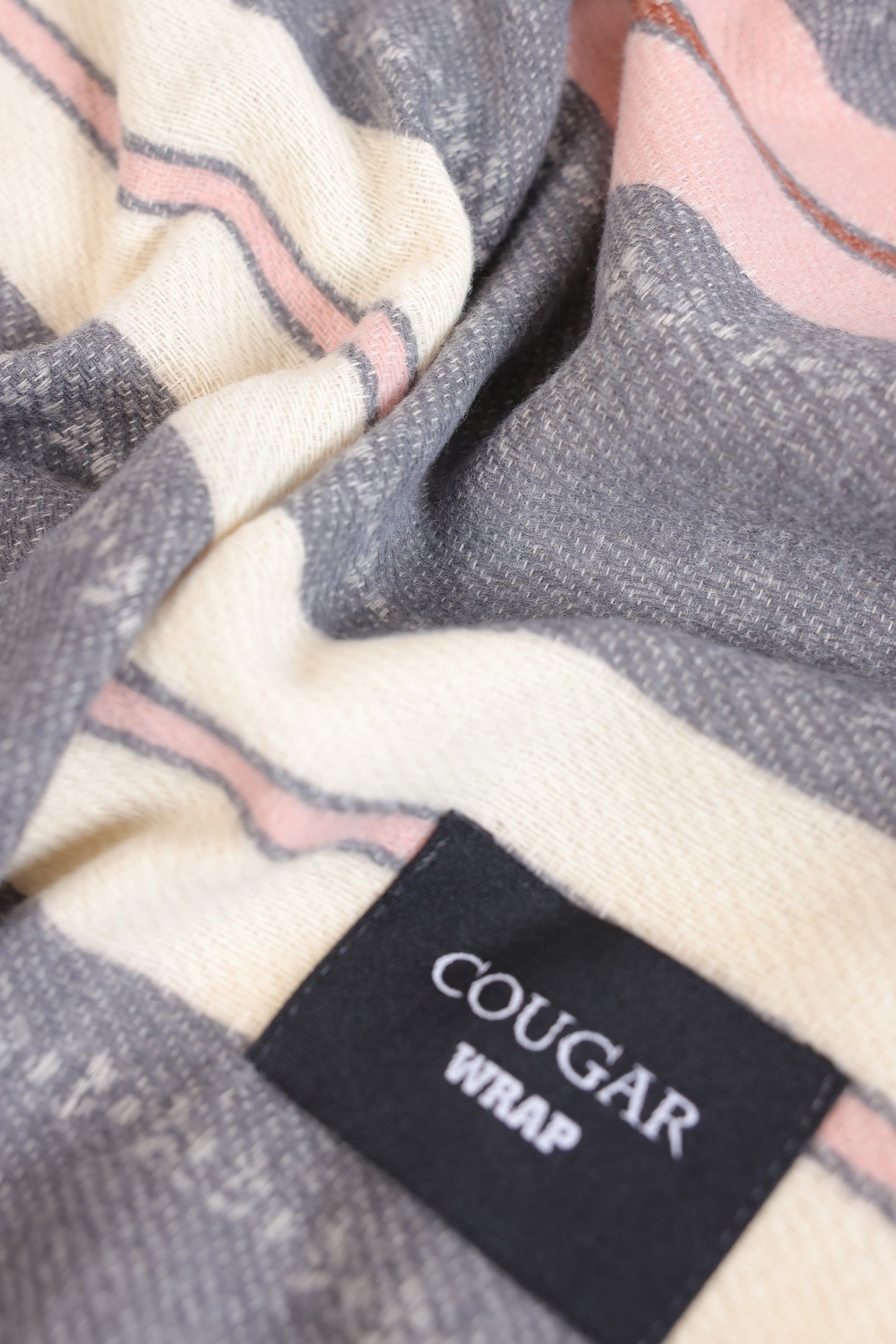 Striped Knitted Shawl - Cougar Clothing