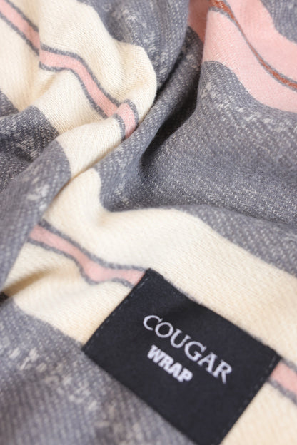 Striped Knitted Shawl - Cougar Clothing