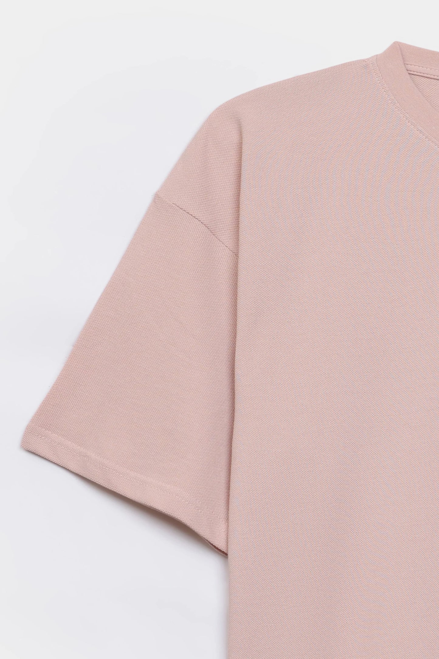 Pique Knit Oversized T-Shirt - Cougar Clothing