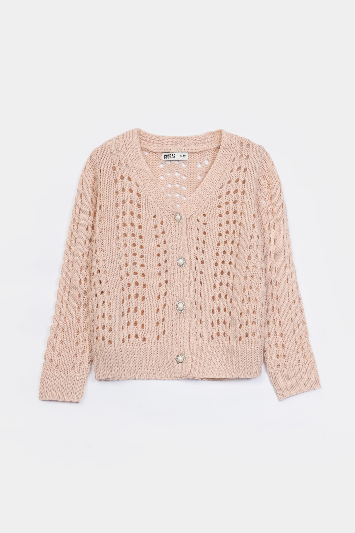 Crochet Knit Cardigan - Cougar Clothing