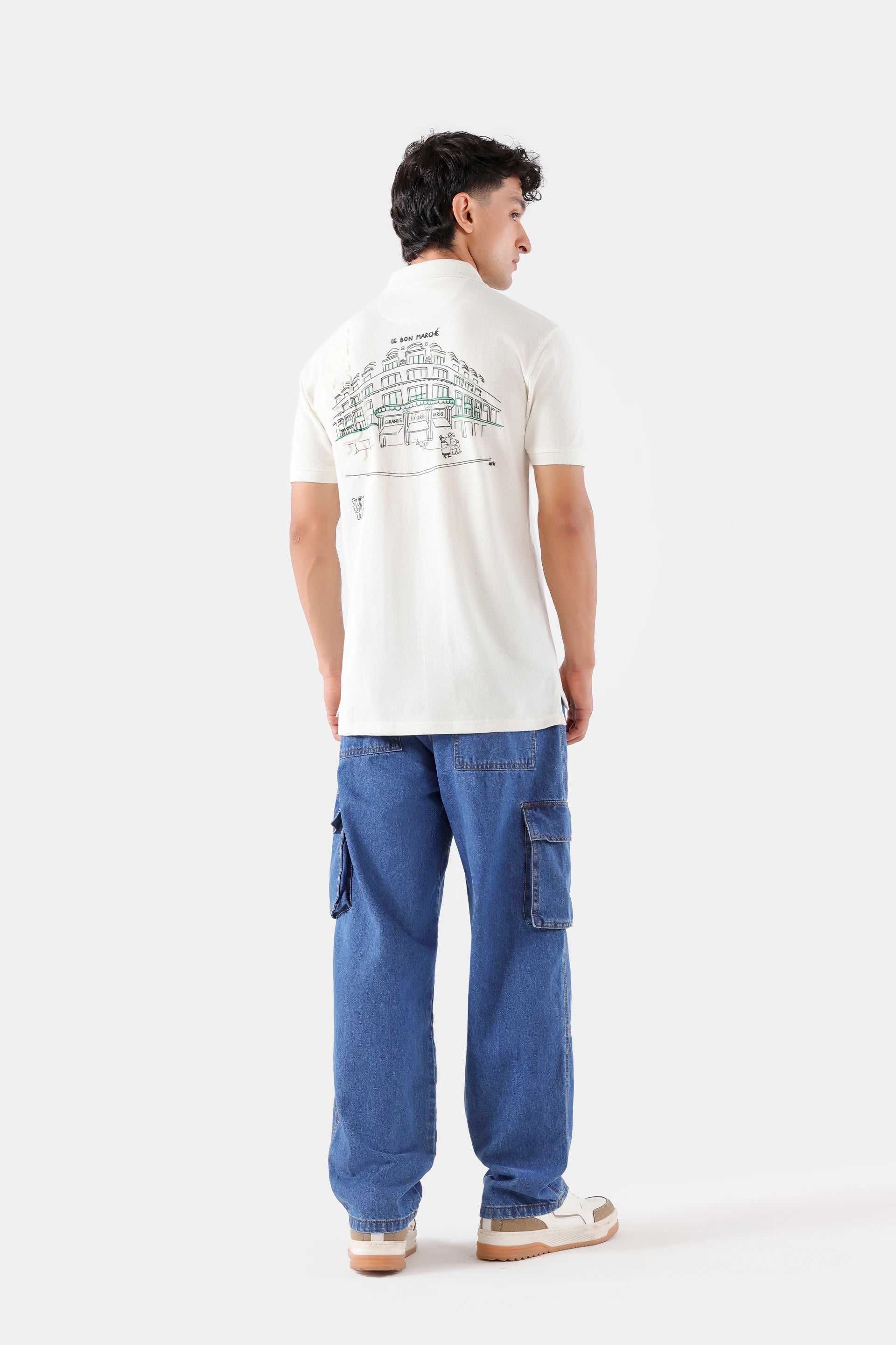 Regular Fit Printed Polo - Cougar Clothing