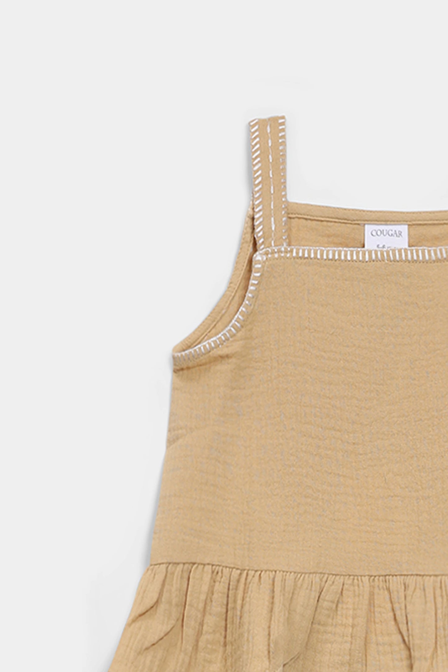 Sleeveless Embroidered Top - Cougar Clothing