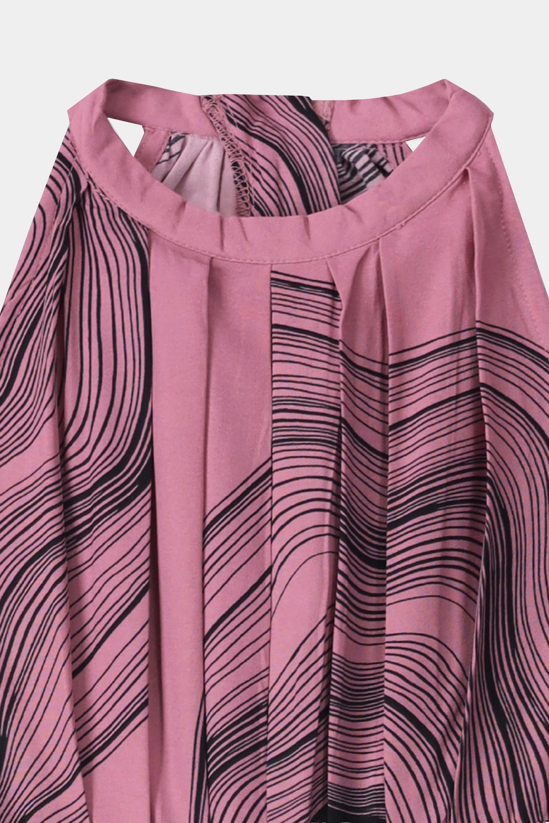 Printed Jumpsuit With Belt - Cougar Clothing