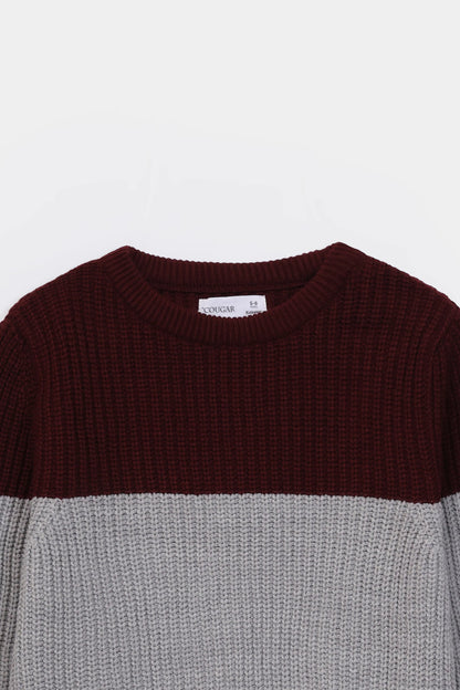 Purl Knit Sweater - Cougar Clothing