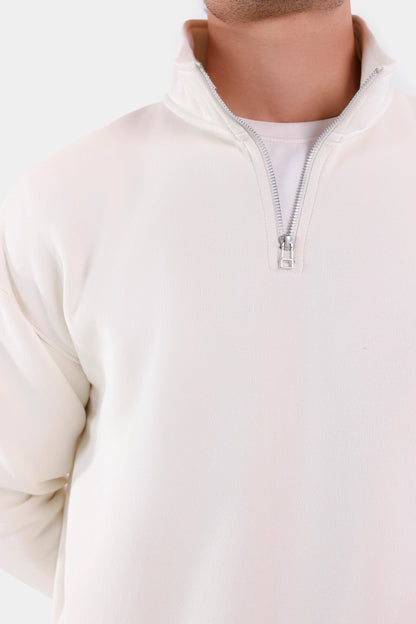 Oversized Quarter Zip Pullover - Cougar Clothing