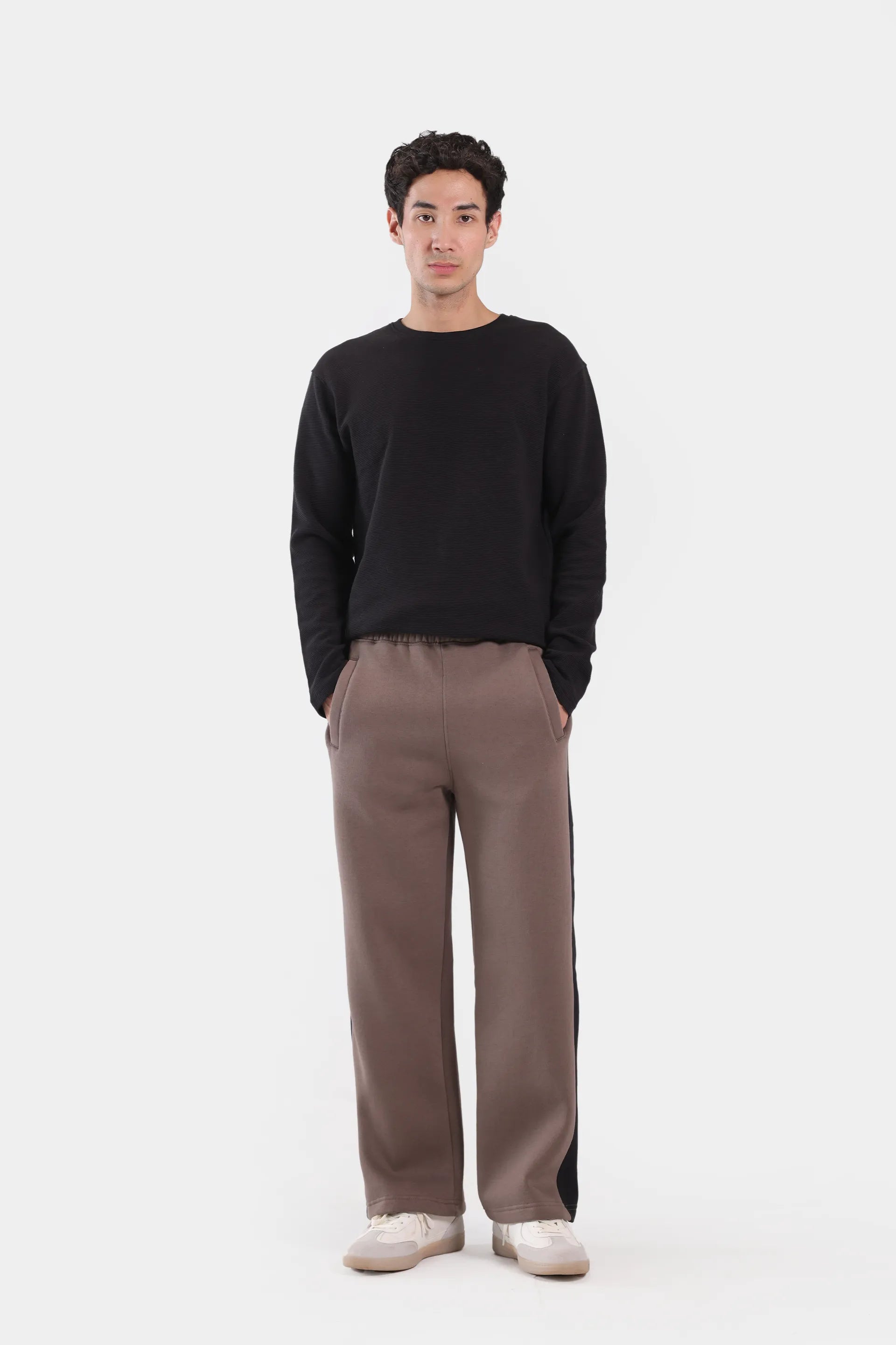 Contrast Side Striped Trousers - Cougar Clothing