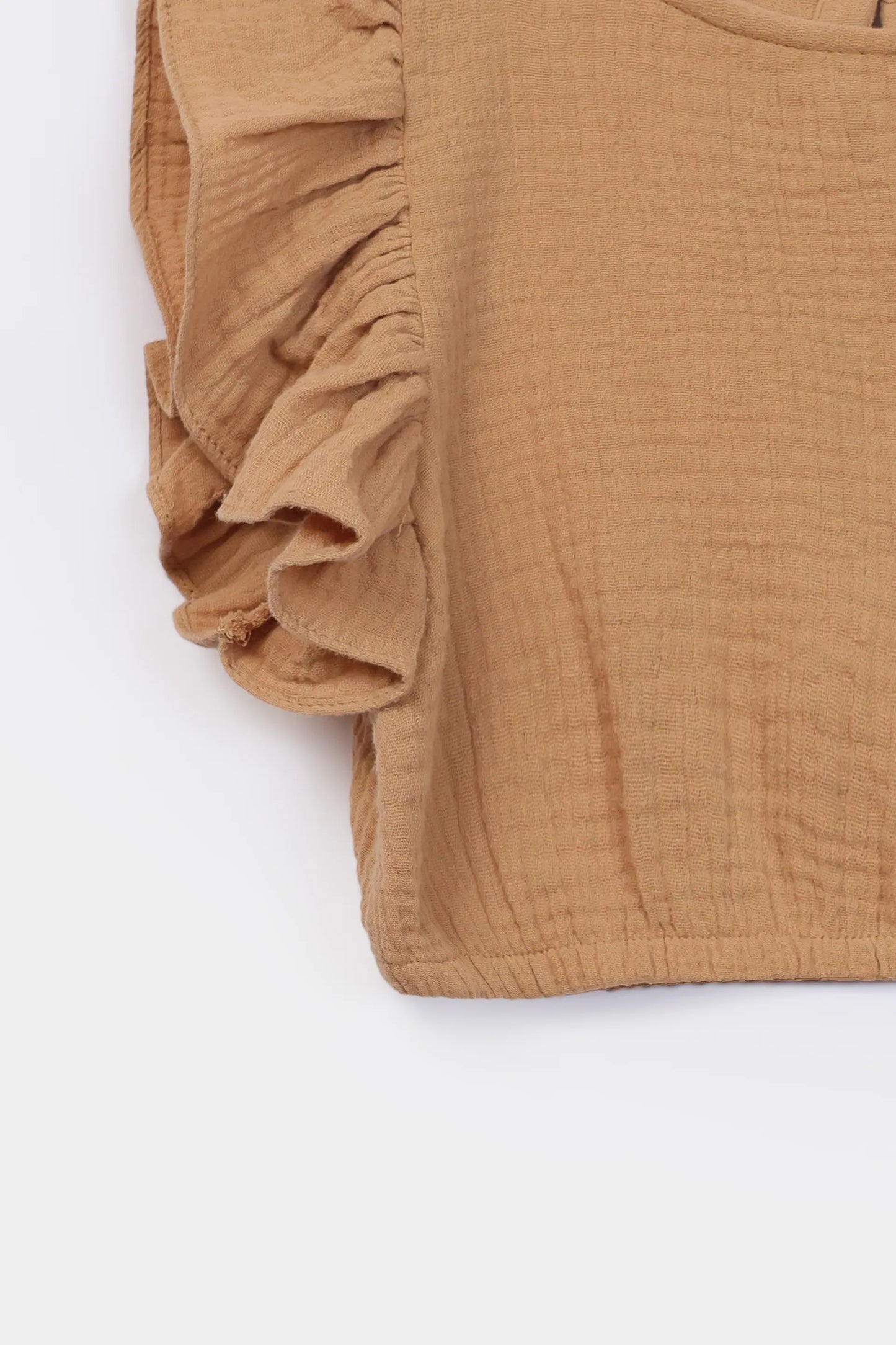 Double Muslin Frilled Blouse - Cougar Clothing