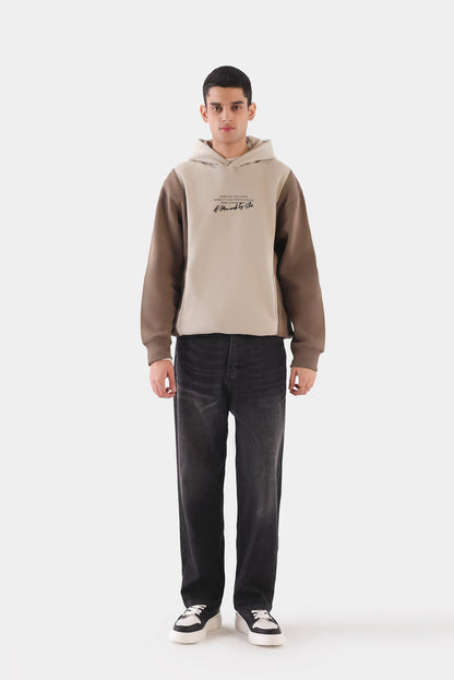 Color Block Fleece Hoodie - Cougar Clothing