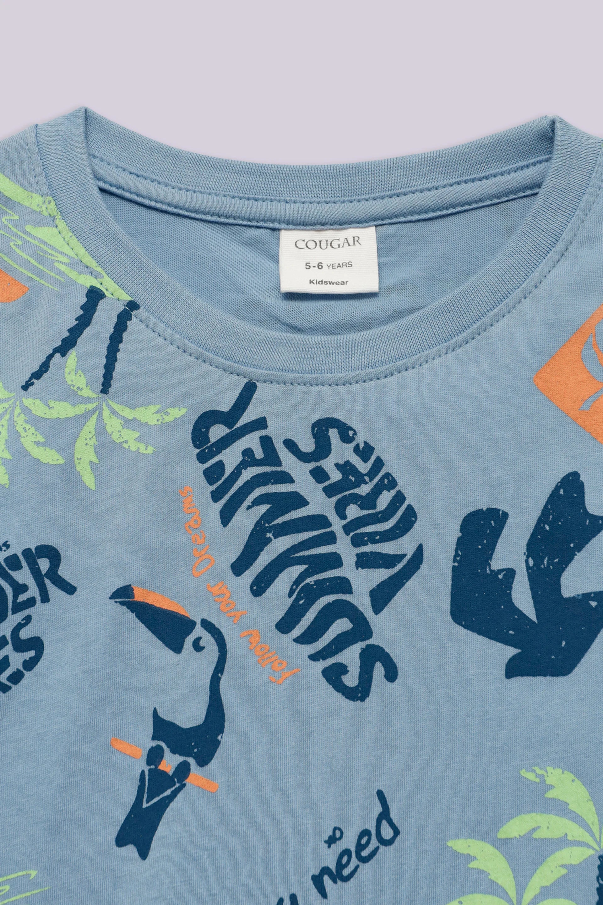 All Over Printed T-Shirt - Cougar Clothing