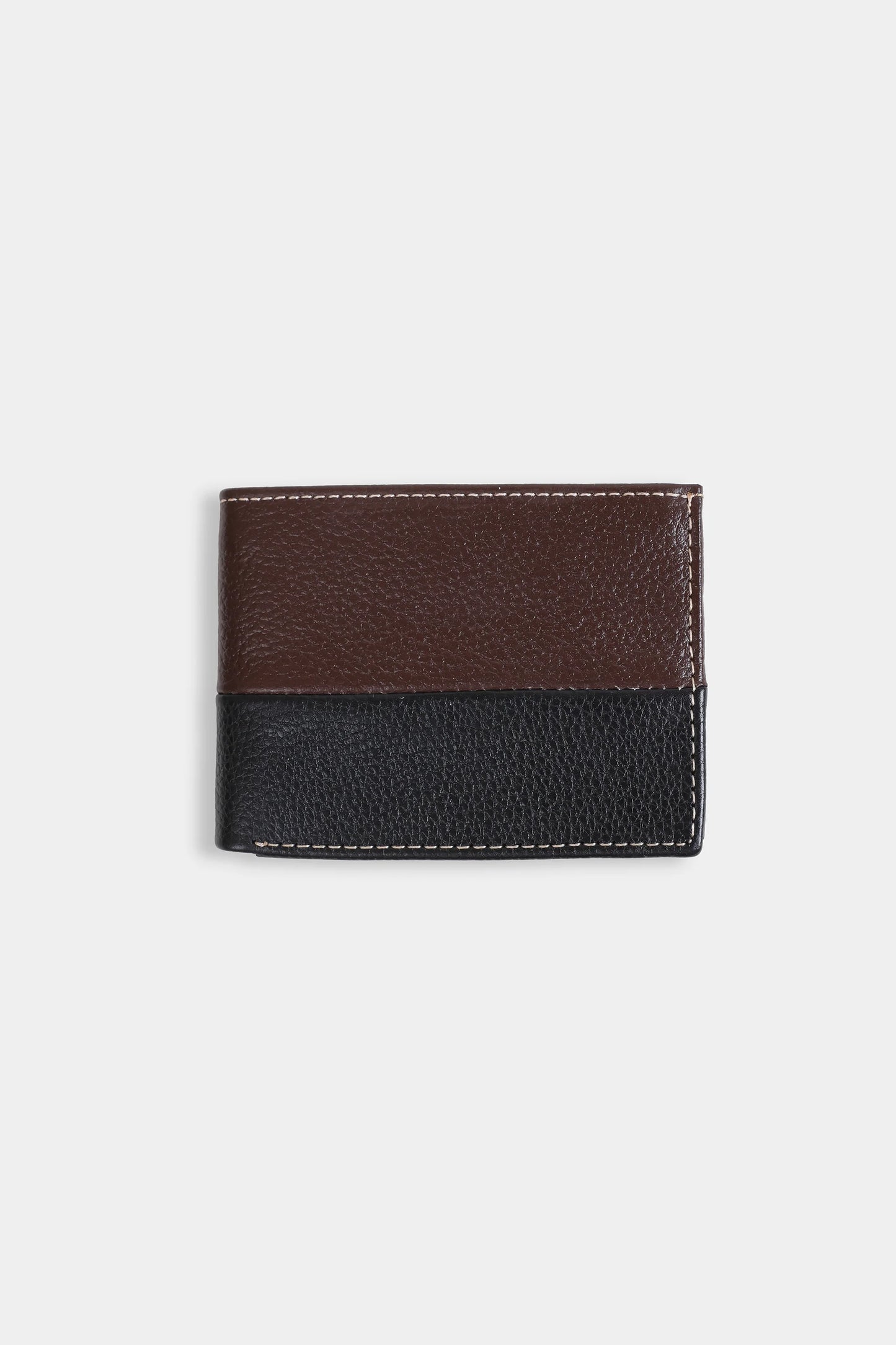 Contrast Panel Leather Wallet - Cougar Clothing