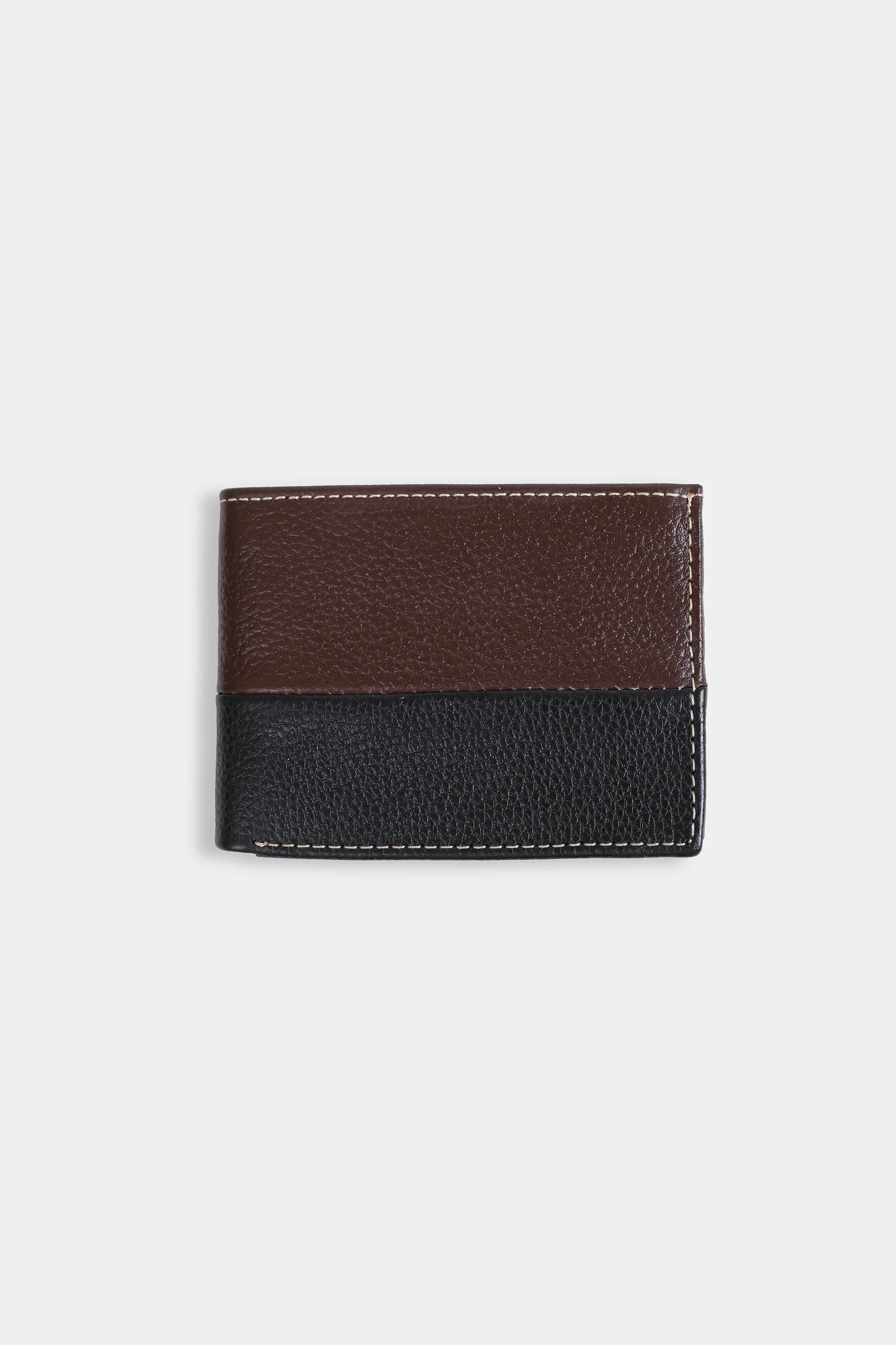 Contrast Panel Leather Wallet - Cougar Clothing