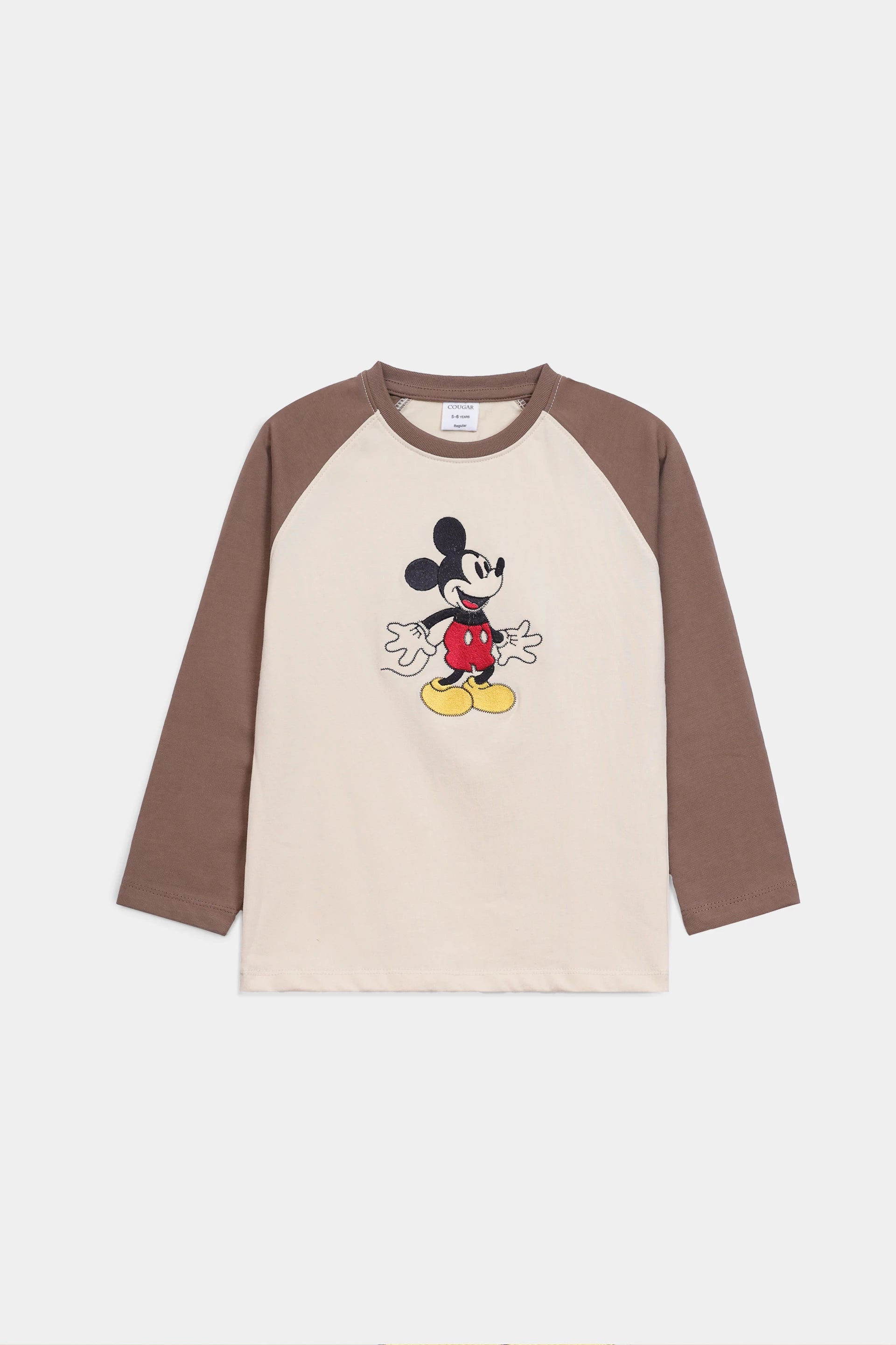 Character Print Raglan Sweatshirt - Cougar Clothing