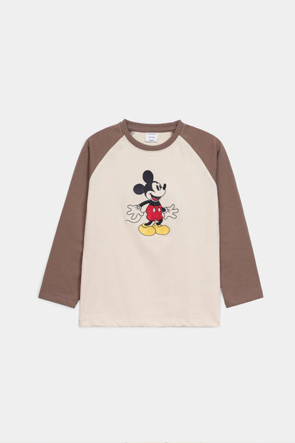 Character Print Raglan Sweatshirt - Cougar Clothing