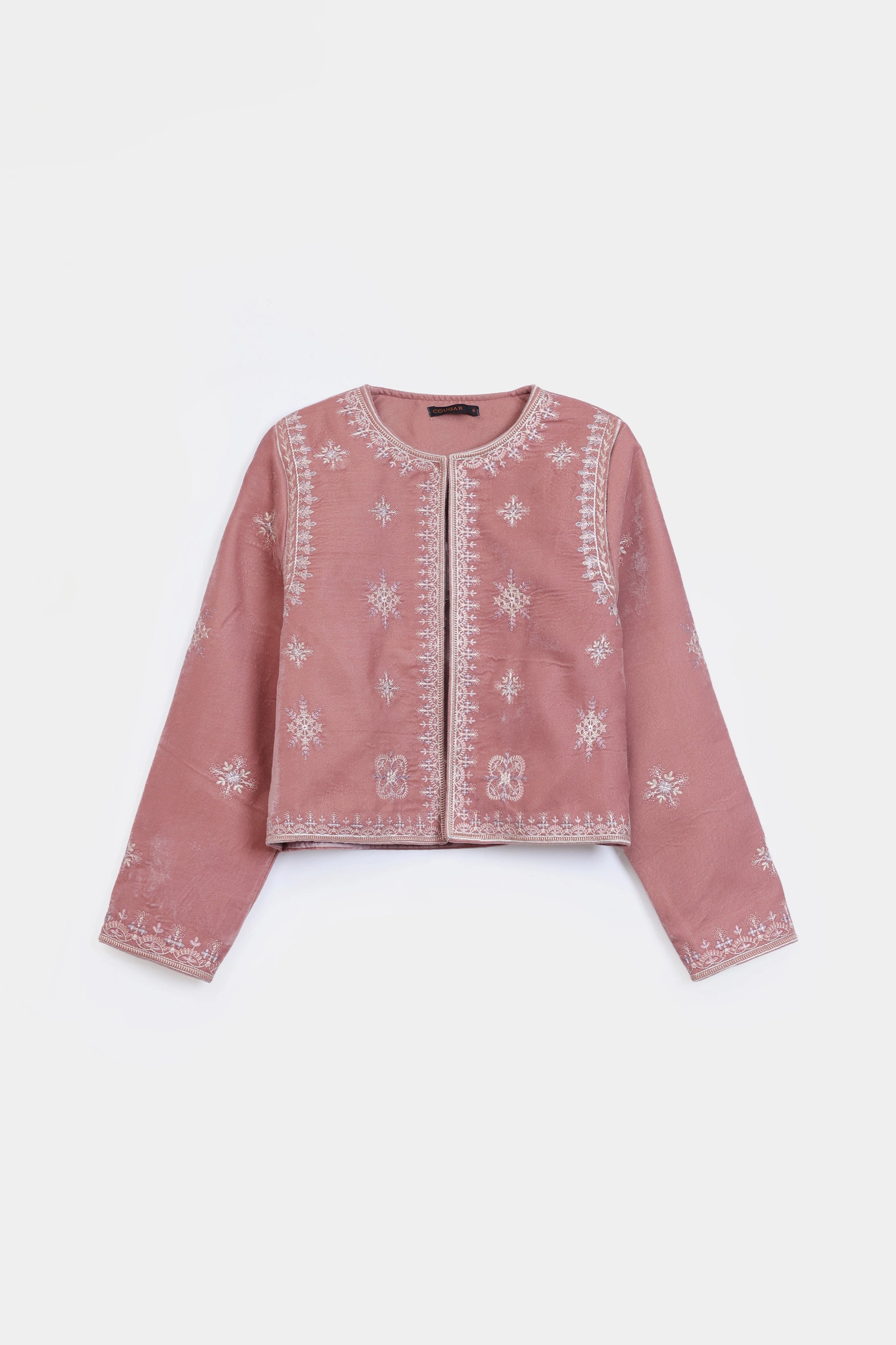 Embroidered Velvet Jacket - Cougar Clothing