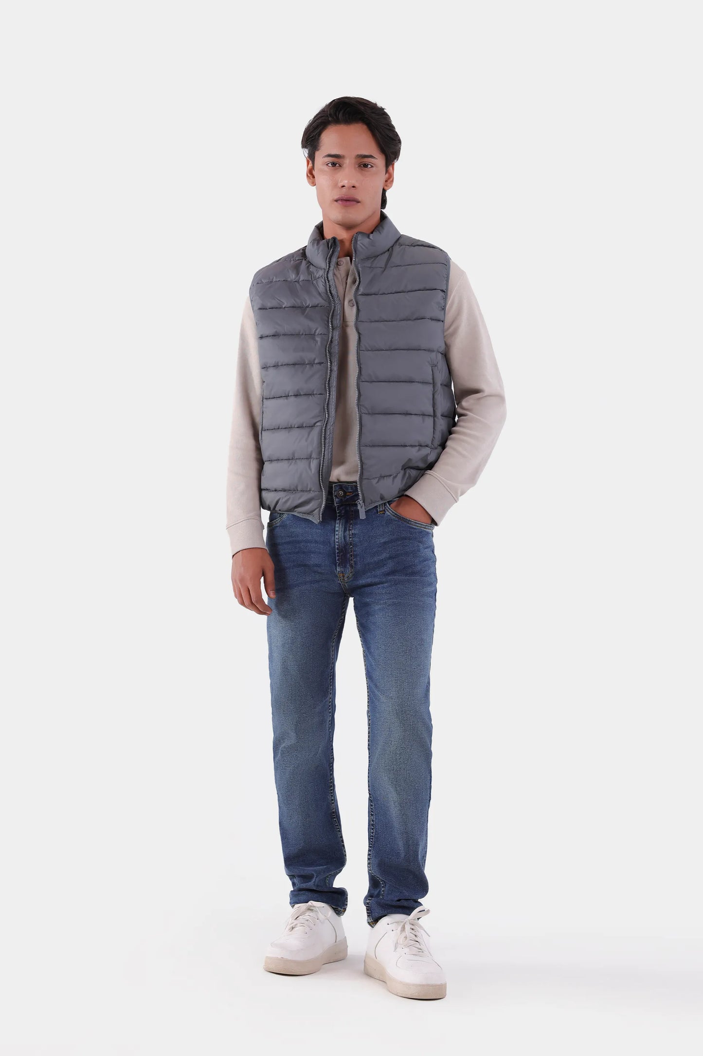 Mock Neck Gilet - Cougar Clothing