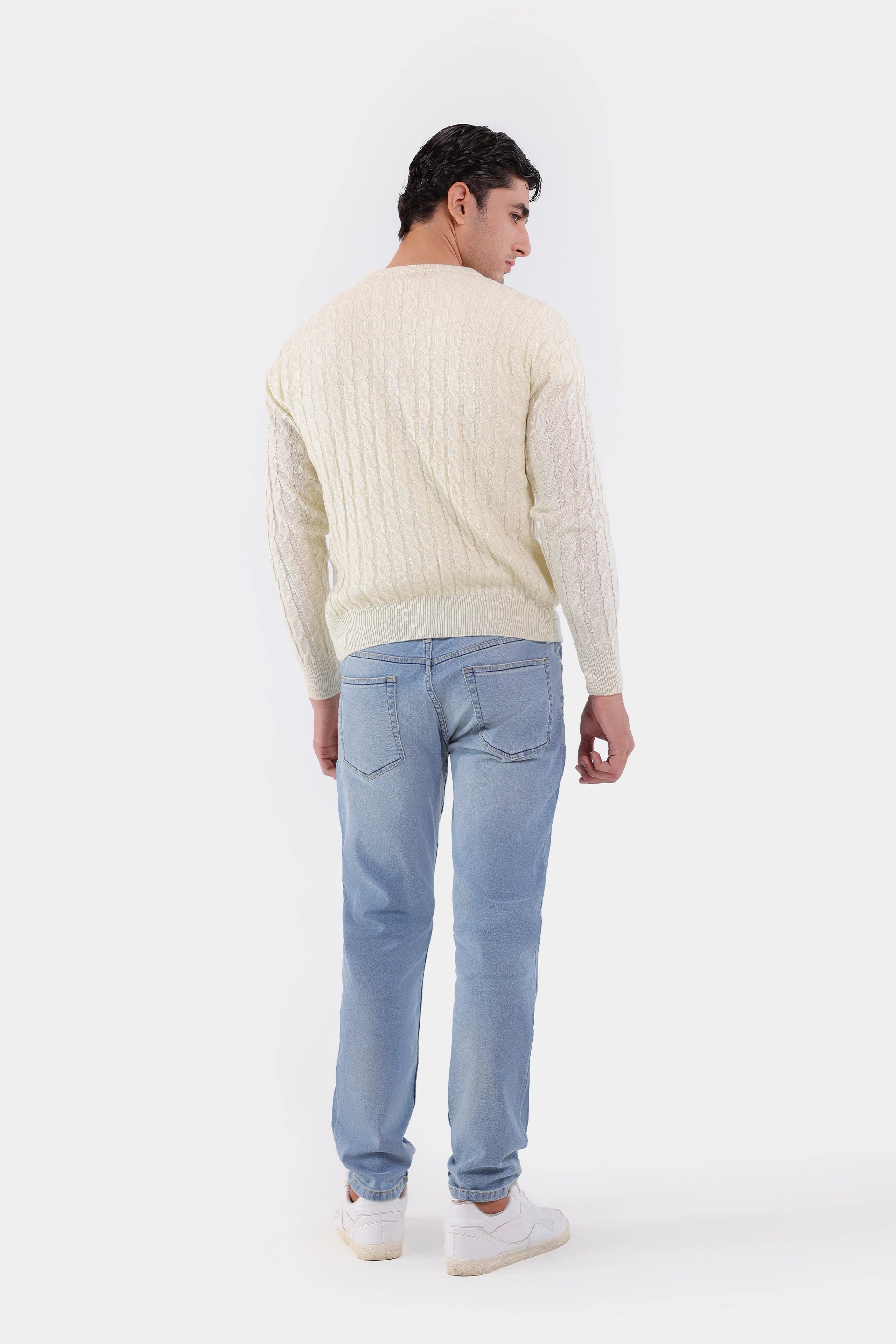 Cable Knit Sweater - Cougar Clothing