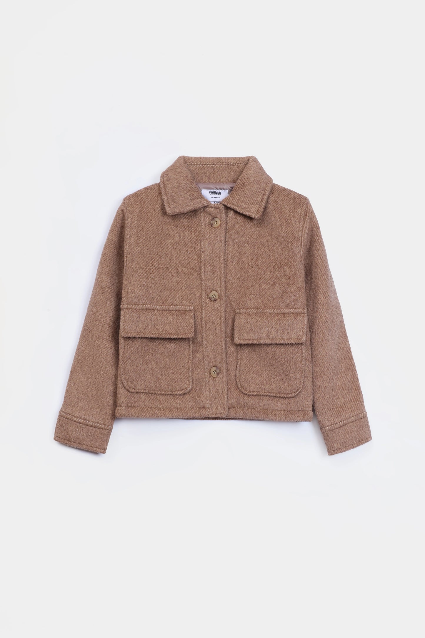 Flap Pocket Tweed Jacket - Cougar Clothing