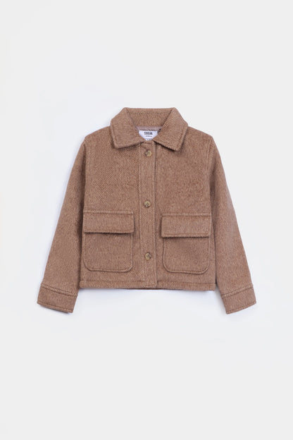 Flap Pocket Tweed Jacket - Cougar Clothing