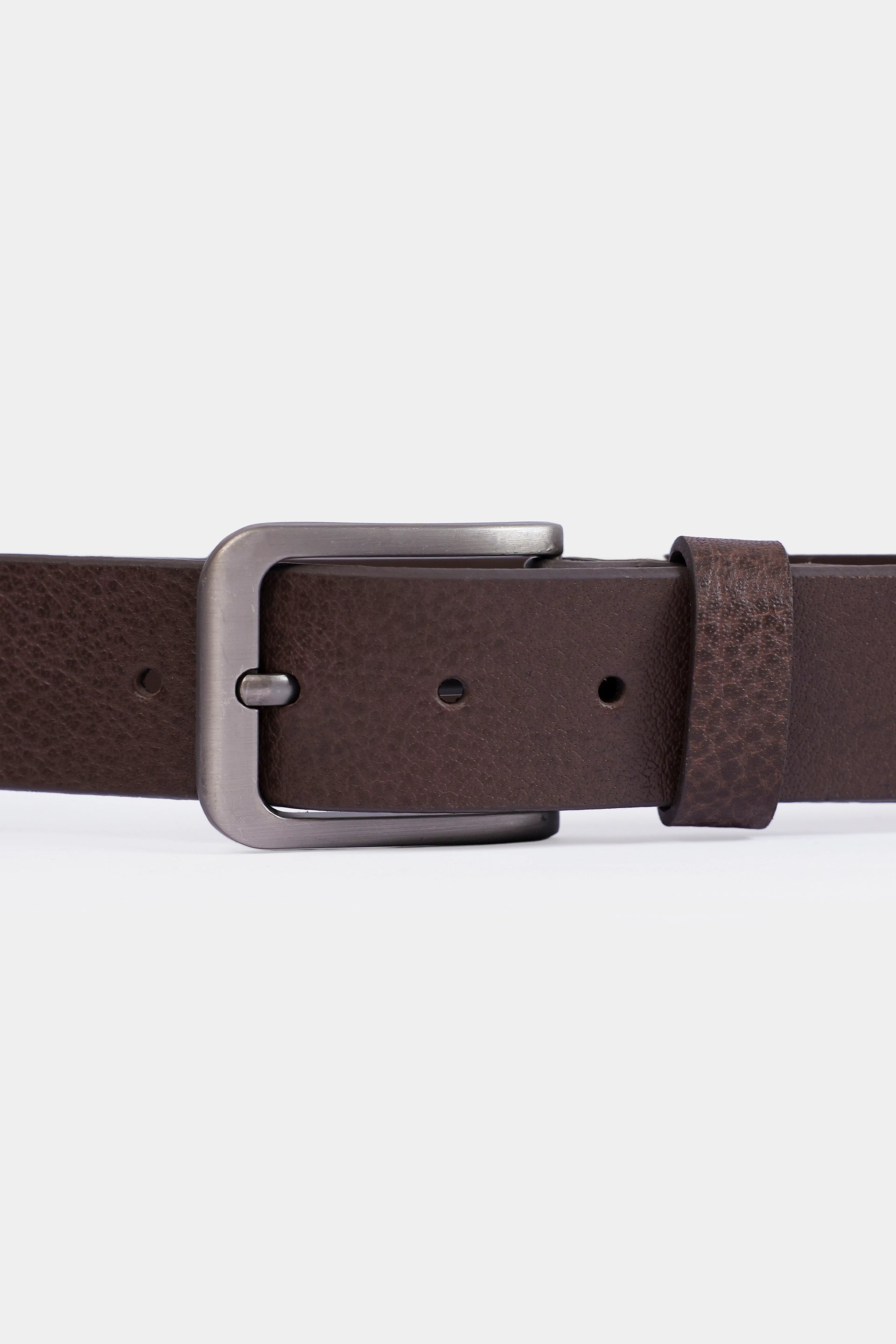 Leather Belt With Buckle - Cougar Clothing