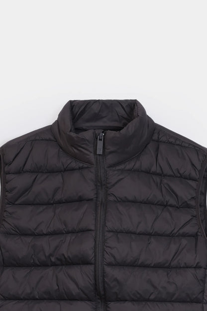 Mock Neck Quilted Gilet - Cougar Clothing