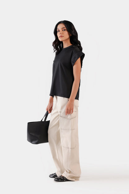Straight Cargo Fit Jeans - Cougar Clothing