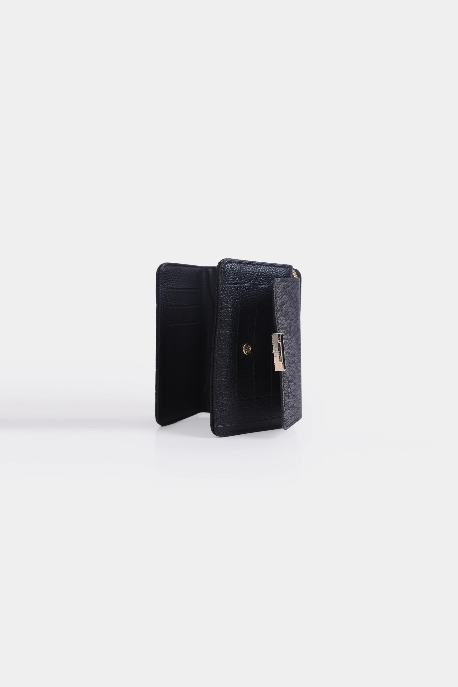 Textured Flap Wallet - Cougar Clothing