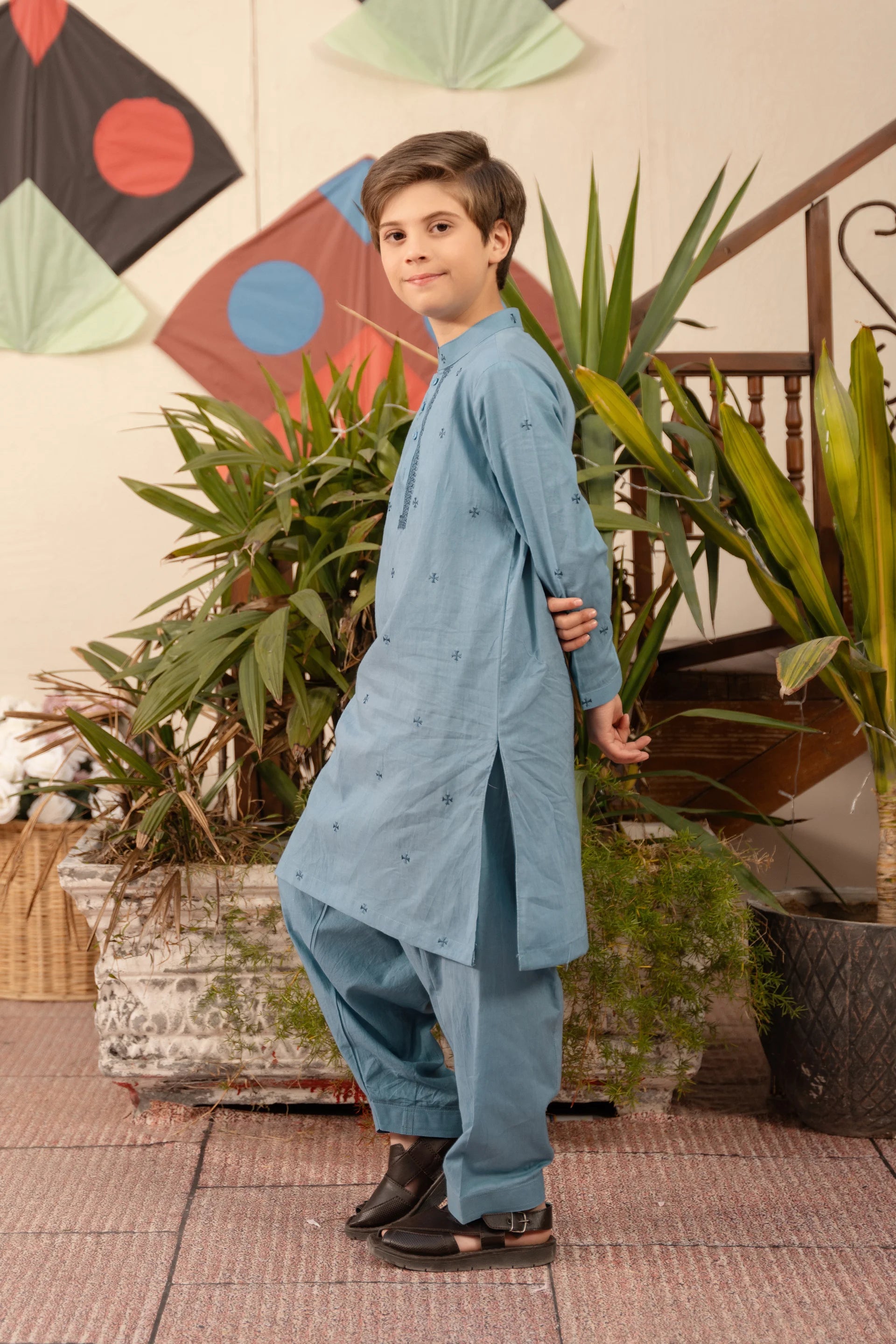 Embroidered Kurta Shalwar - Cougar Clothing