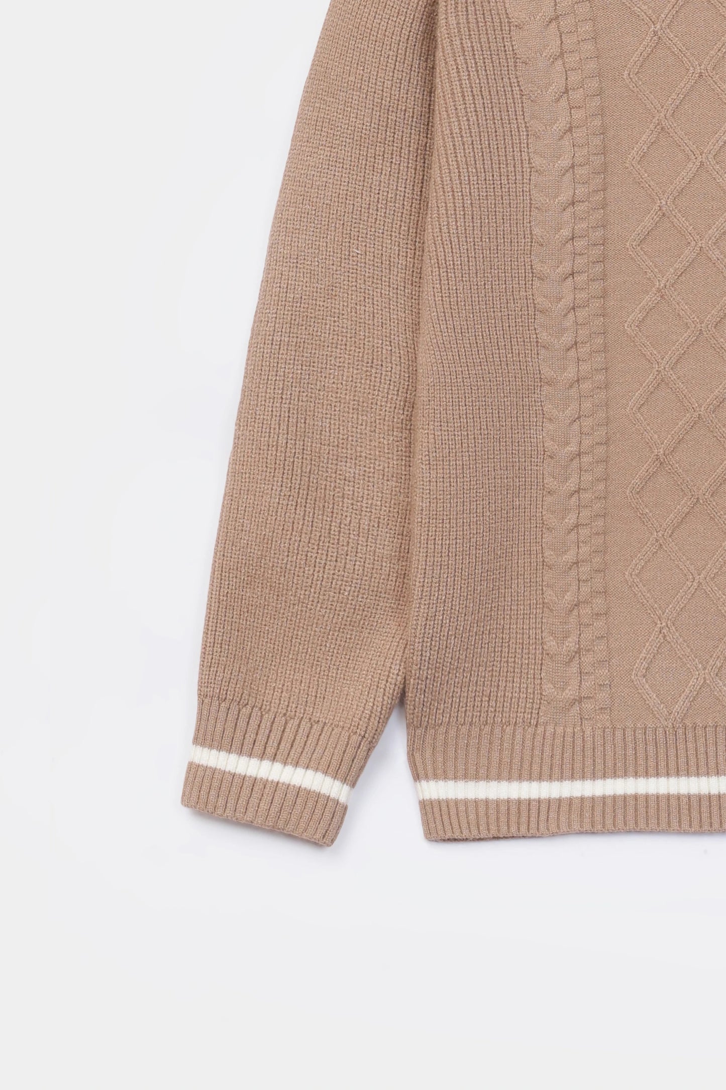 Cable Knit Sweater - Cougar Clothing