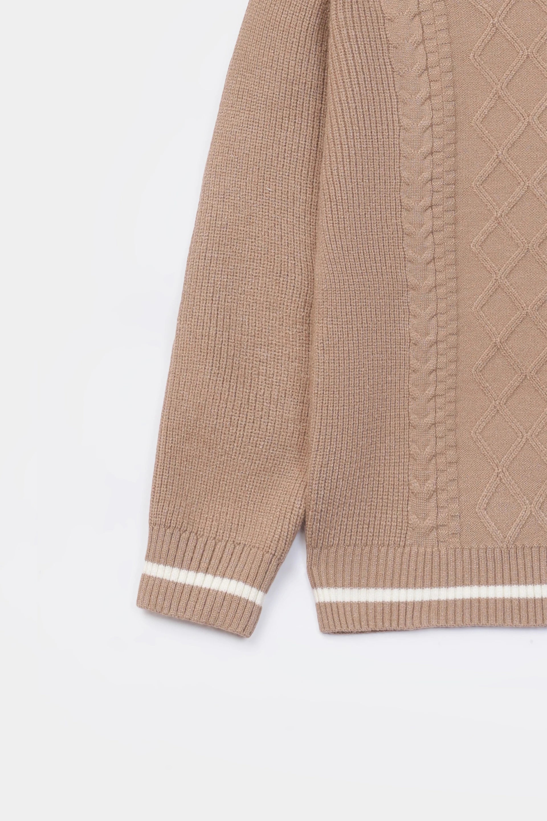 Cable Knit Sweater - Cougar Clothing
