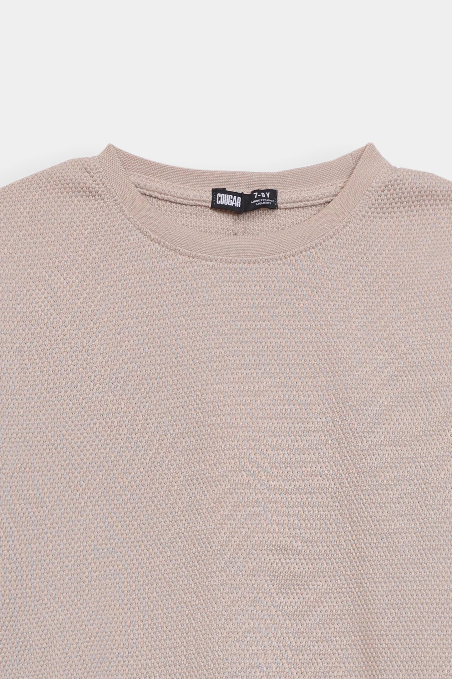 Popcorn Knit T-Shirt - Cougar Clothing