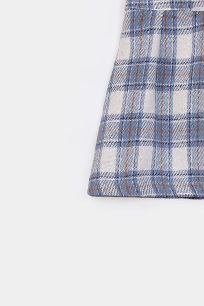 Woolen Check Skirt - Cougar Clothing