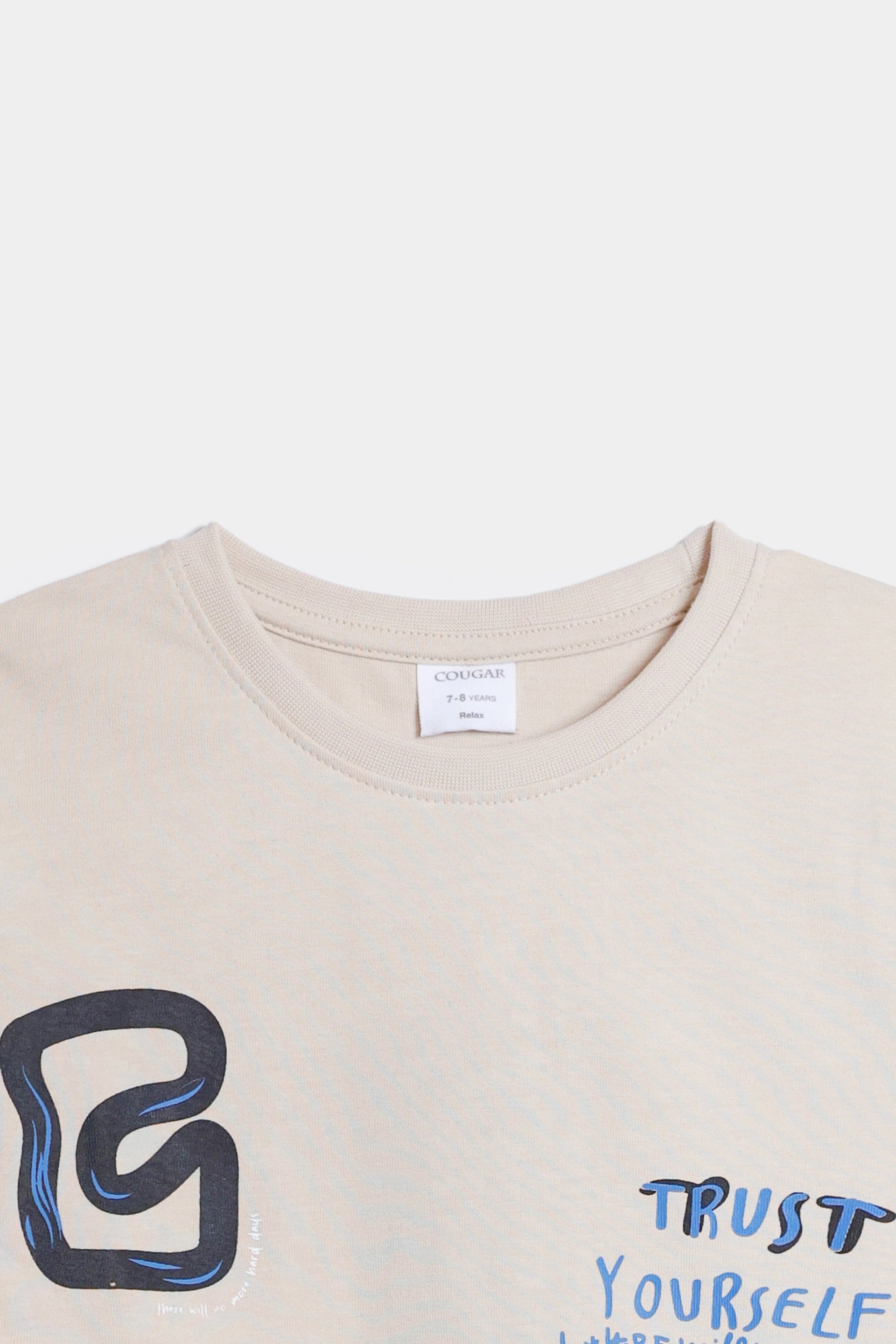 Slogan Print T-Shirt - Cougar Clothing