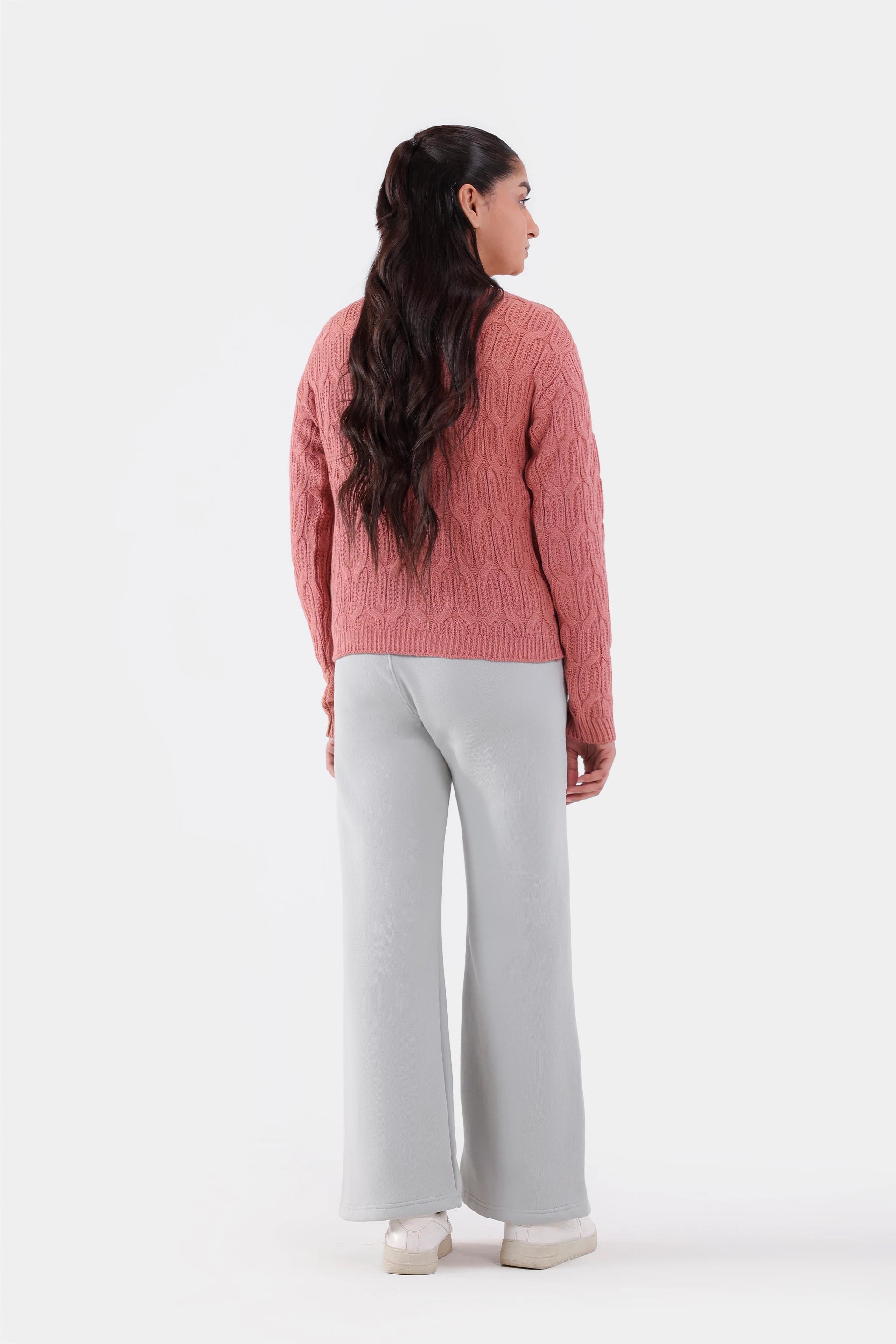 Cable Knit Sweater - Cougar Clothing