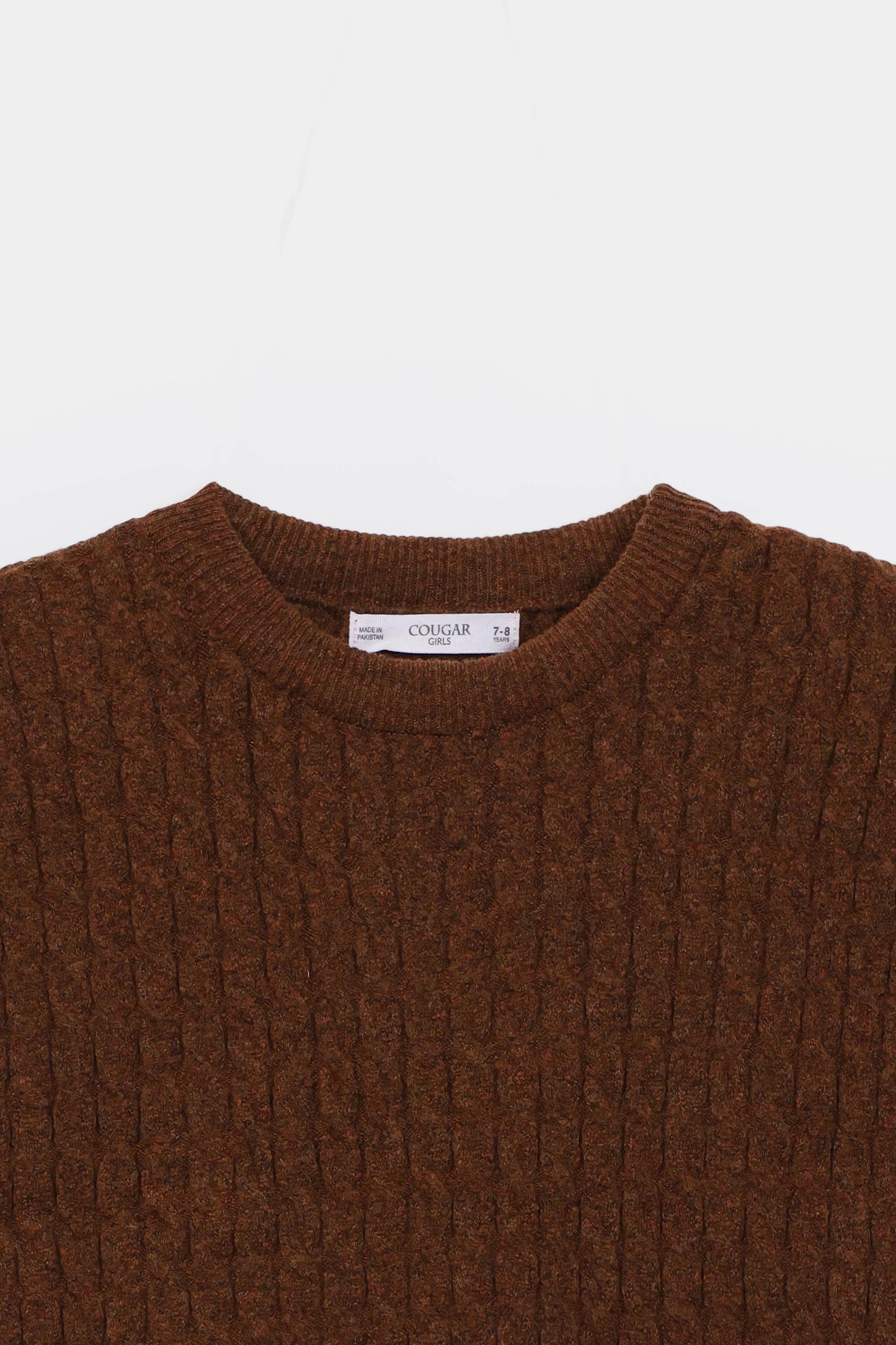 Cable Knit Sweater Vest - Cougar Clothing