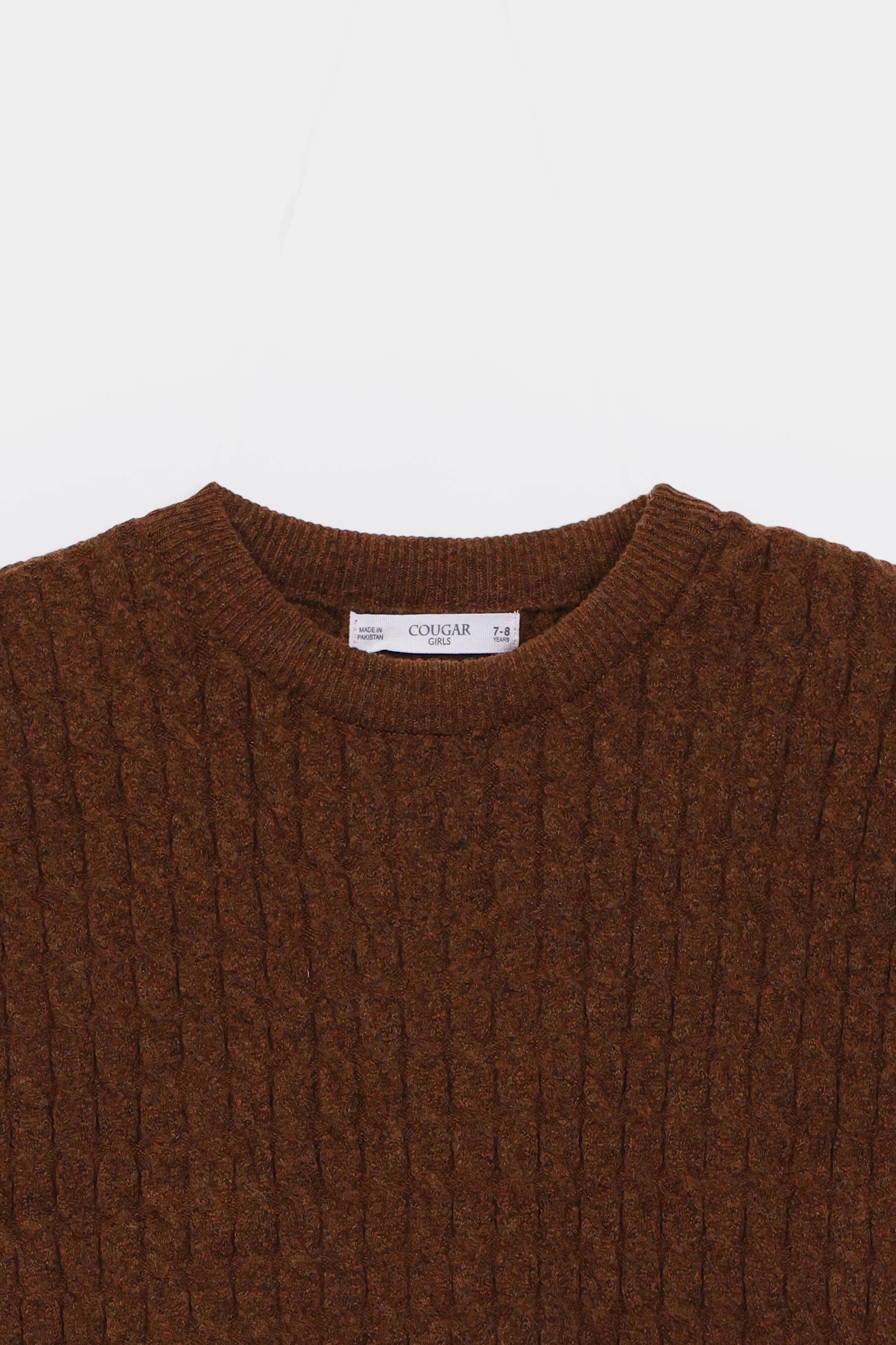 Cable Knit Sweater Vest - Cougar Clothing