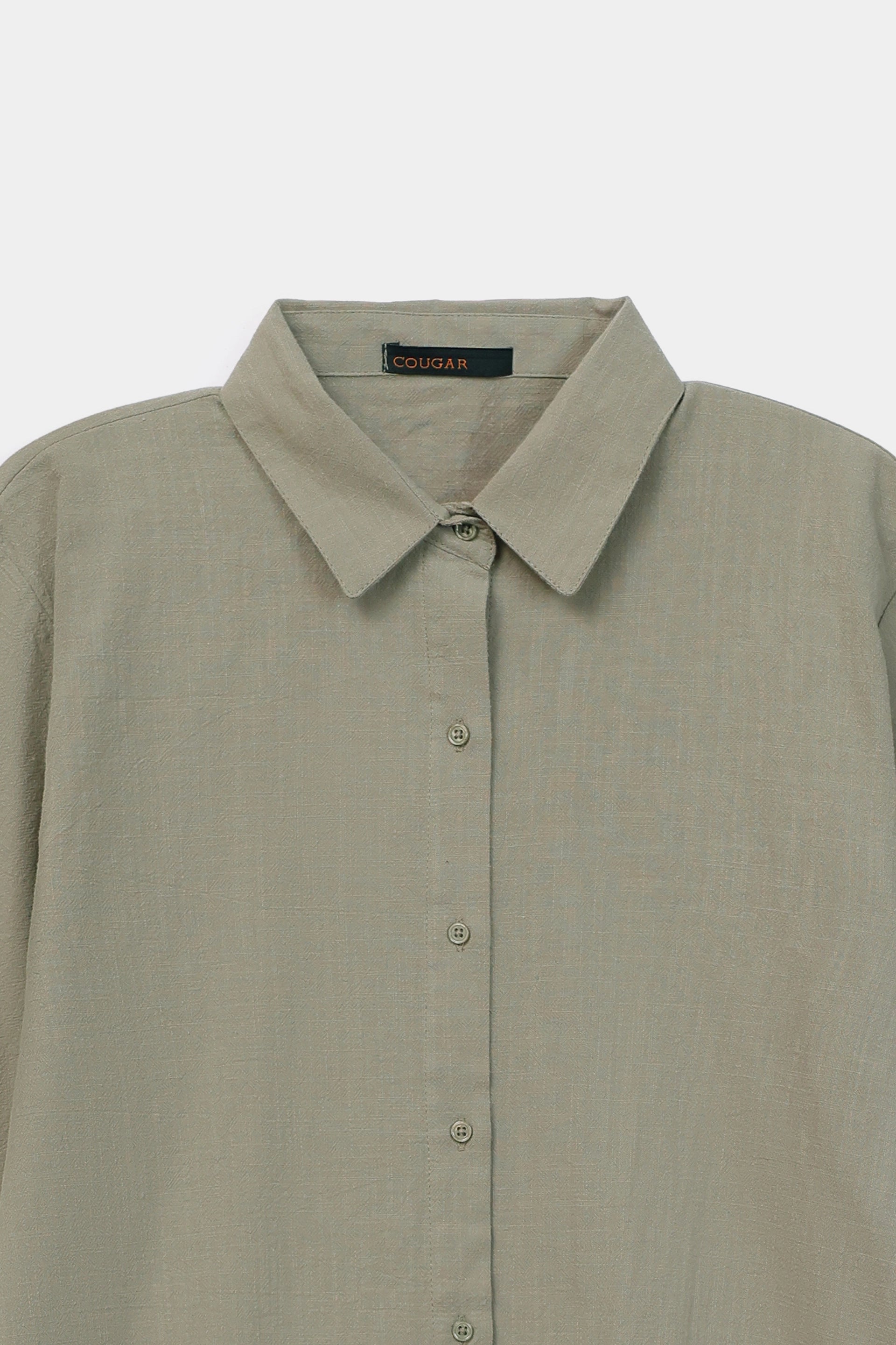 Cross-Hatch Cotton Button Down - Cougar Clothing
