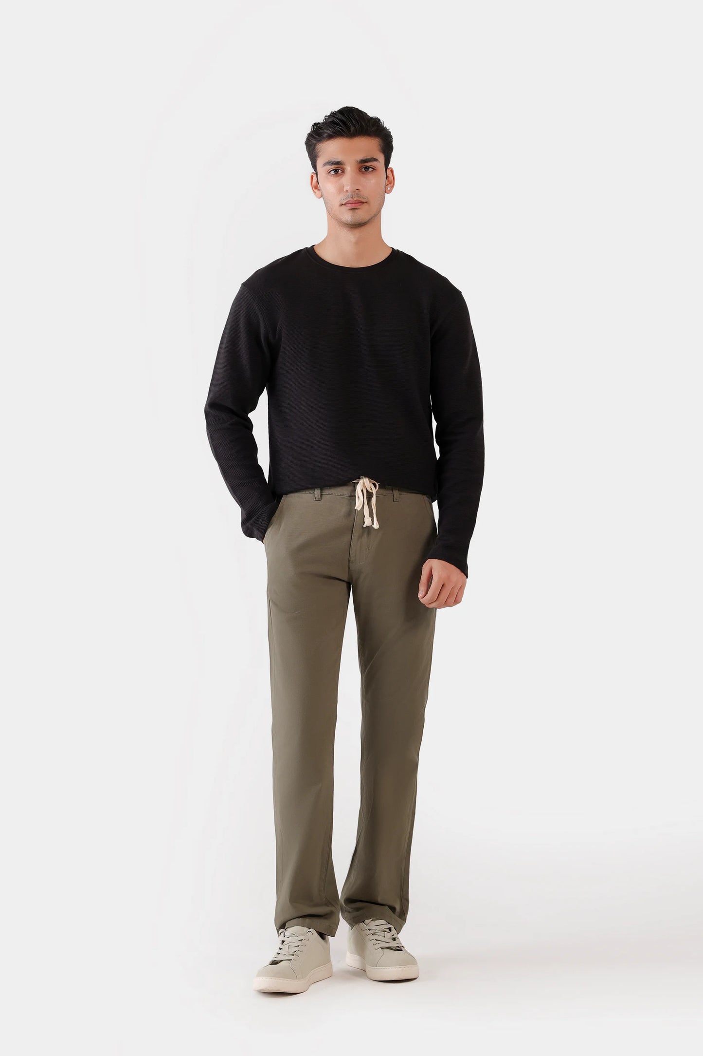Drawcord Chino Pants - Cougar Clothing