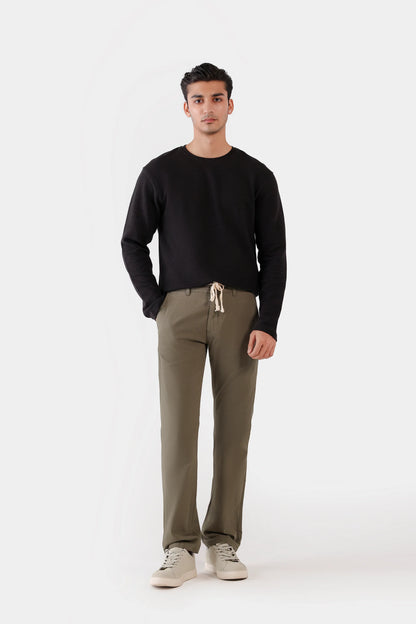 Drawcord Chino Pants - Cougar Clothing