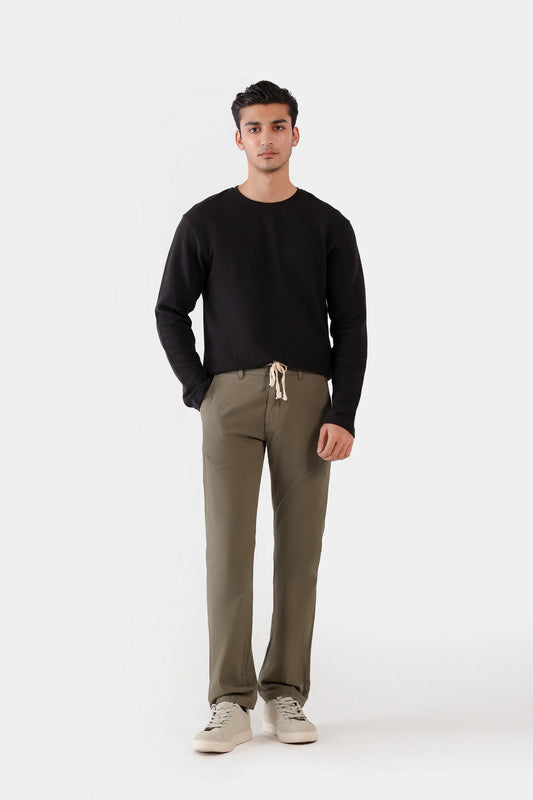Drawcord Chino Pants - Cougar Clothing