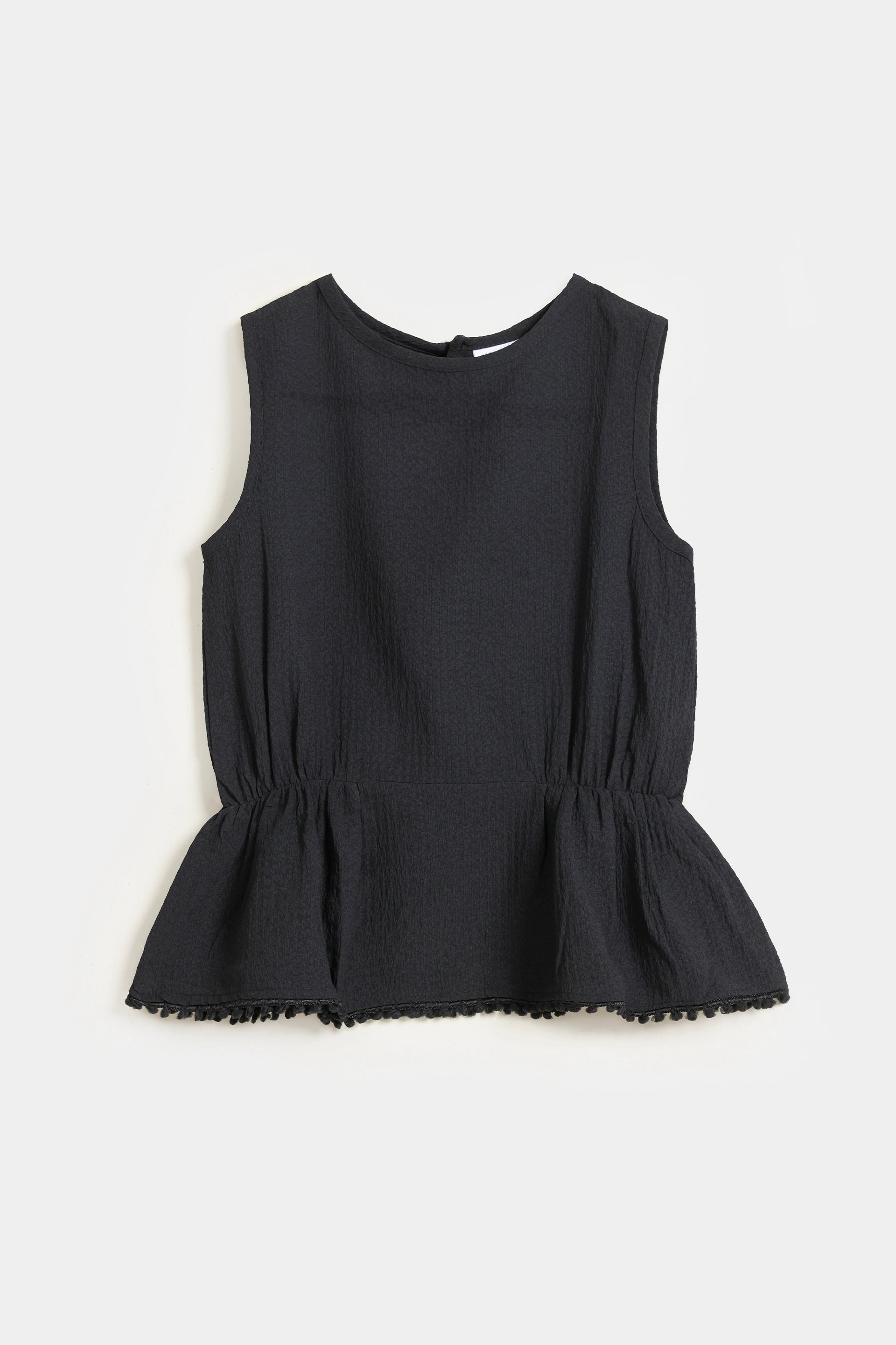 Sleeveless Textured Top - Cougar Clothing