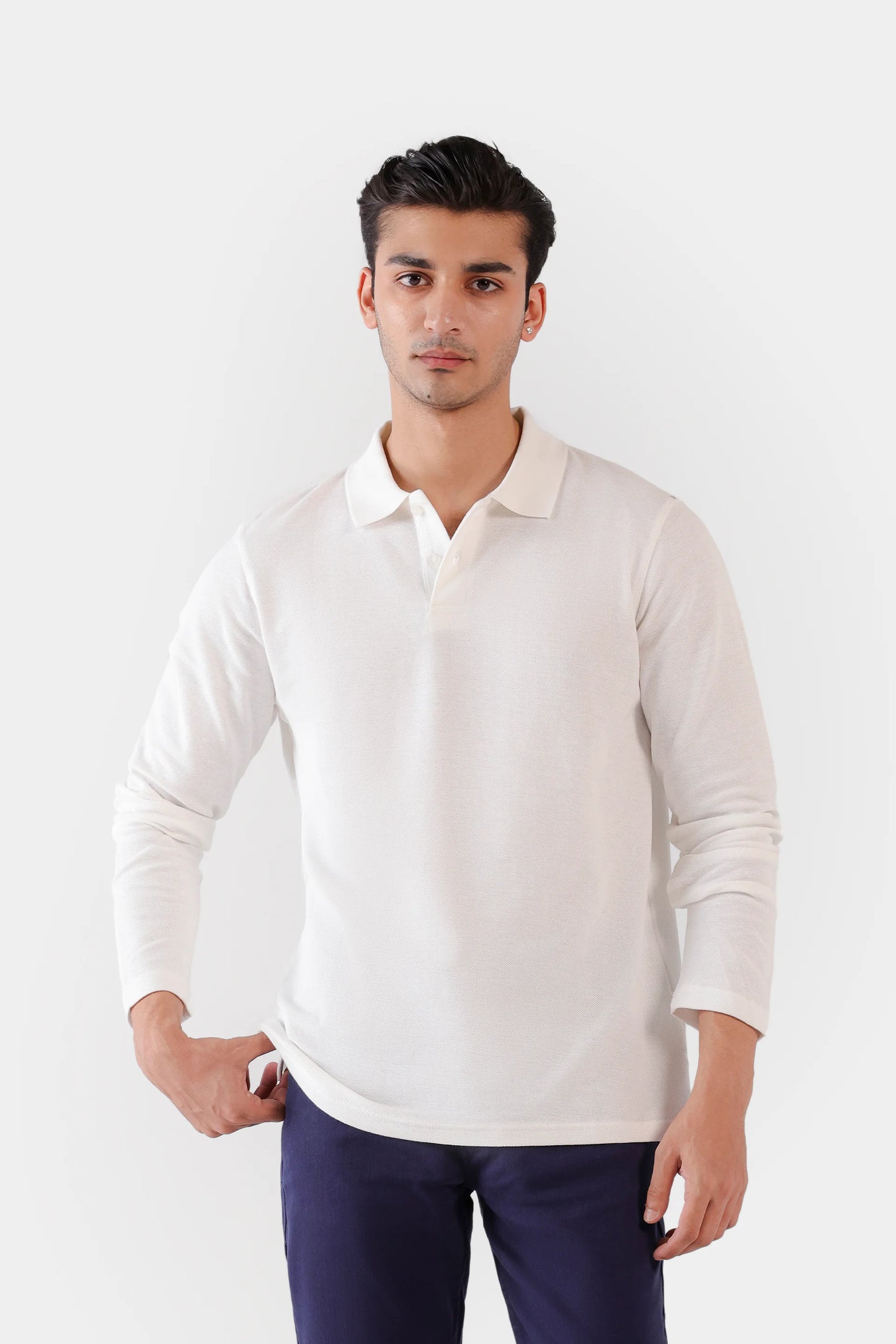 Honeycomb Knit Polo - Cougar Clothing