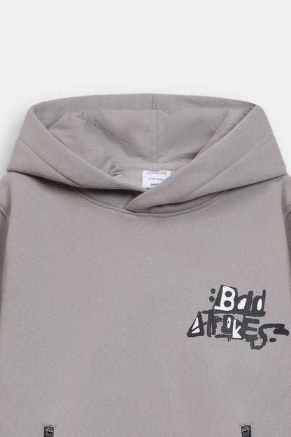 Graphic Hoodie With Zip Pockets - Cougar Clothing