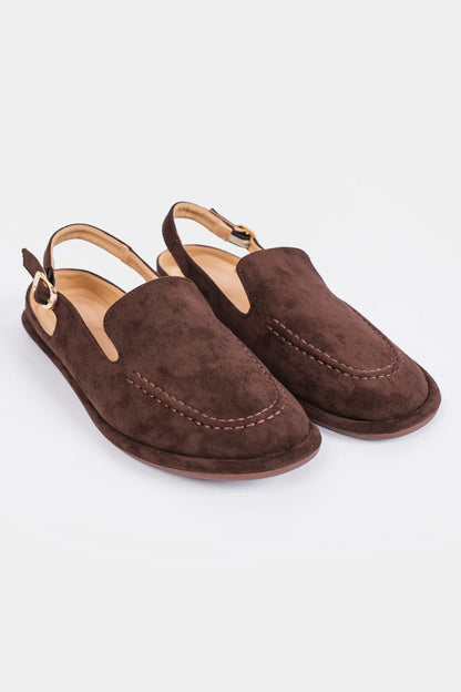 Suede Slingback Shoes - Cougar Clothing