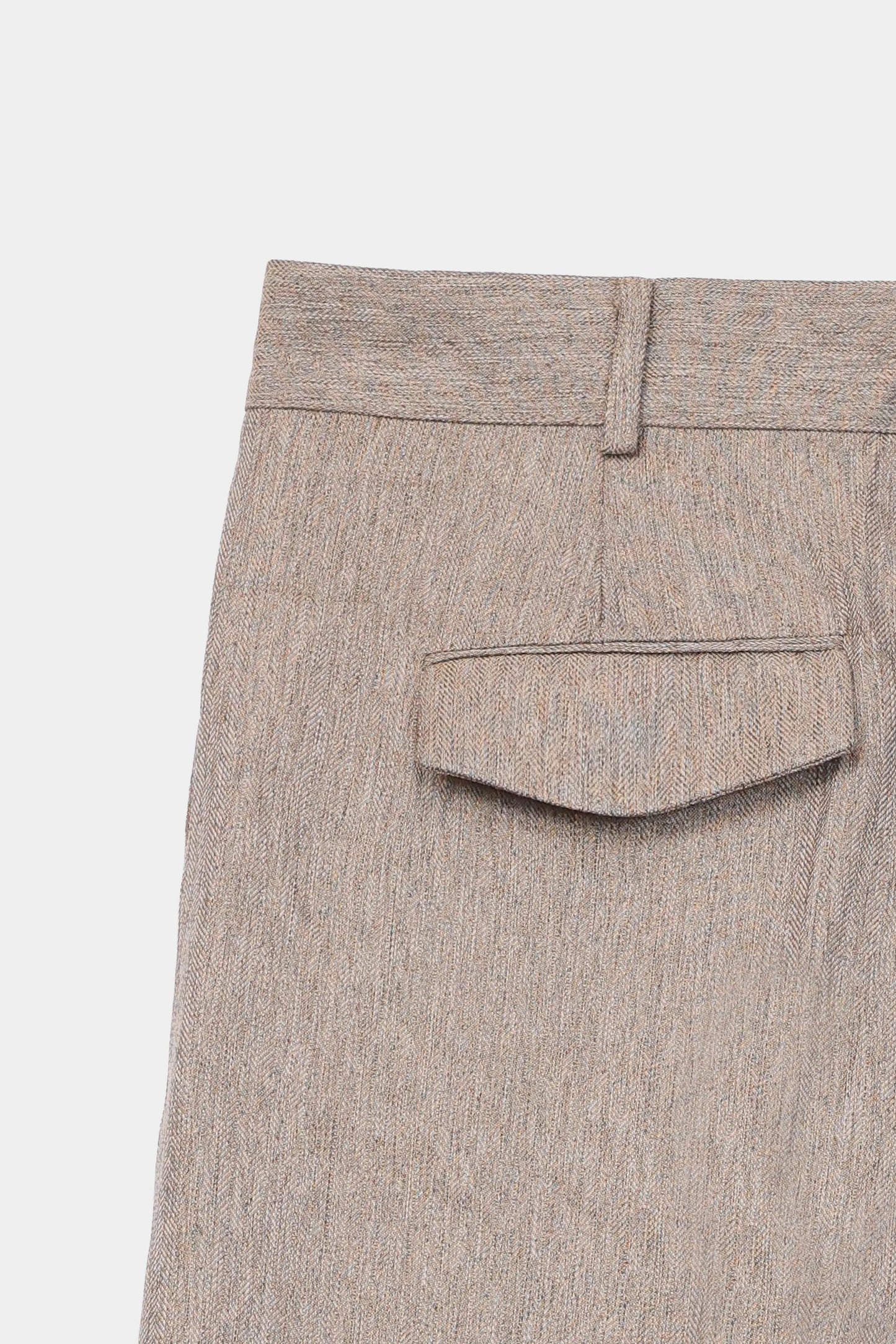 Wool-Mix Textured Trousers - Cougar Clothing
