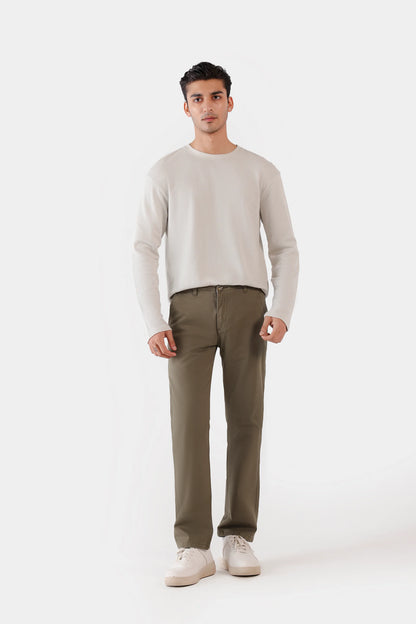Basic Twill Chino Pants - Cougar Clothing