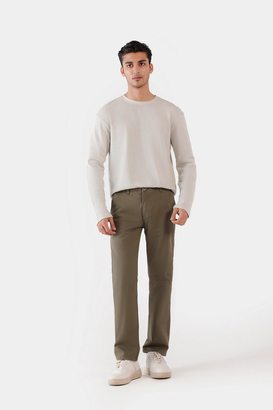 Basic Twill Chino Pants - Cougar Clothing