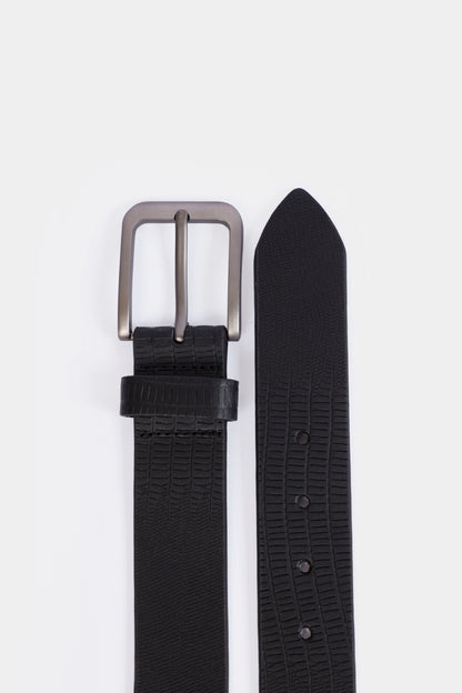 Leather Belt With Pin Buckle - Cougar Clothing