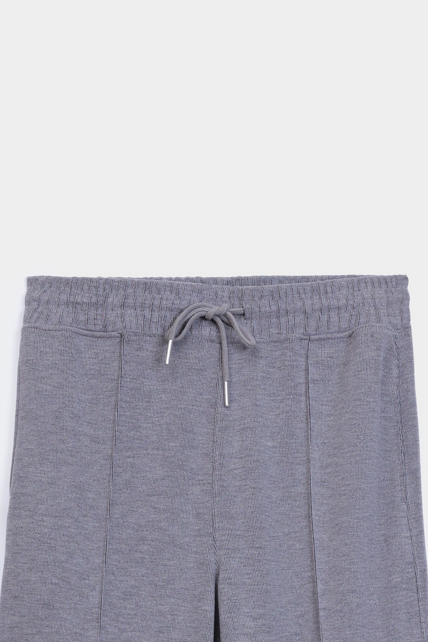 Flat Back Rib Knit Trousers - Cougar Clothing
